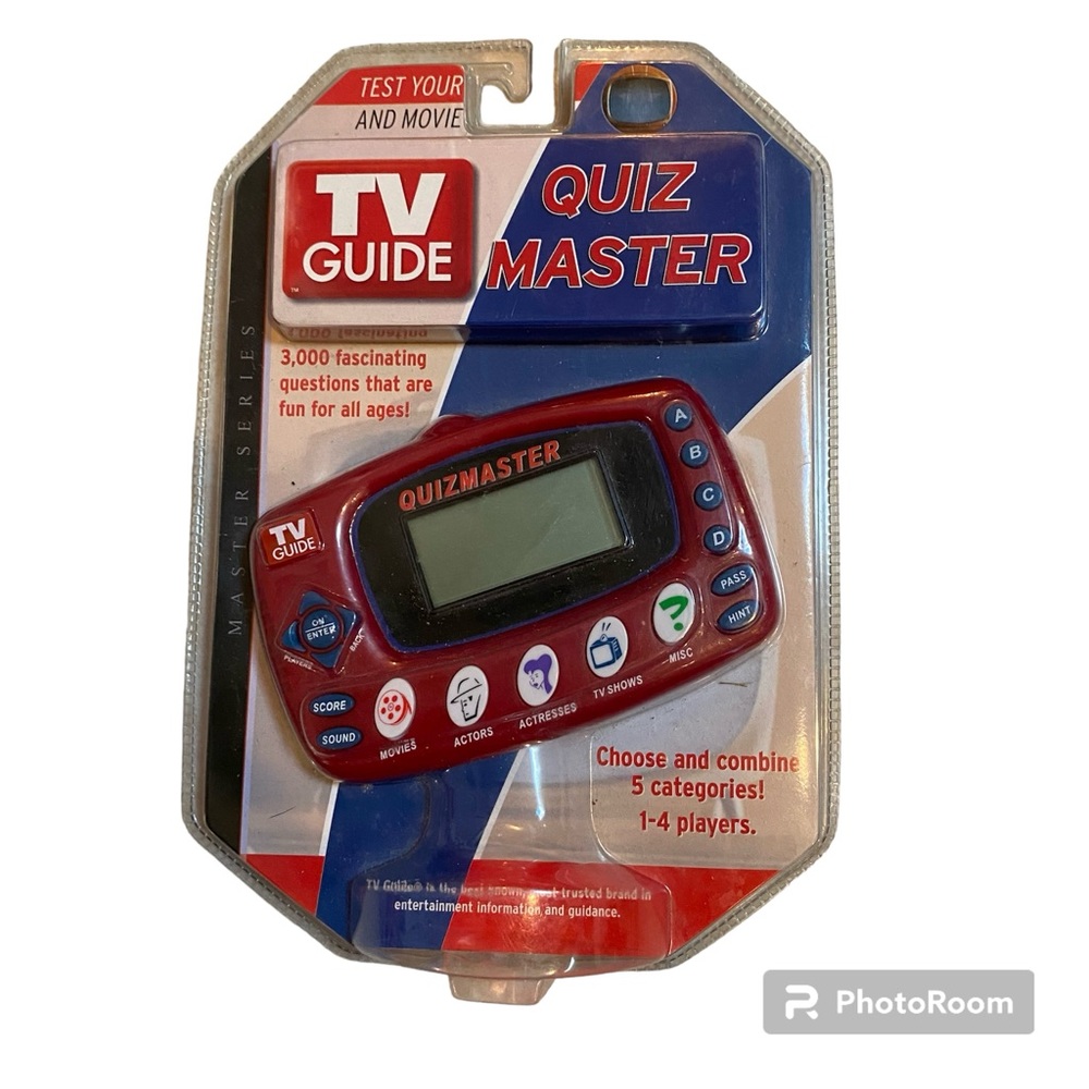 TV Guide Quiz Masters Handheld Video Game NIzp